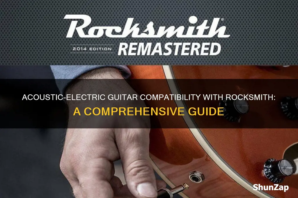 can i use an acoustic electric guitar with rocksmith