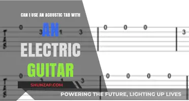 Acoustic Tabs on Electric Guitars: Compatibility, Techniques, and Sound Tips