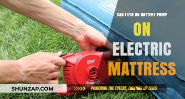 Using a Battery Pump on an Electric Mattress: Safety and Compatibility Guide