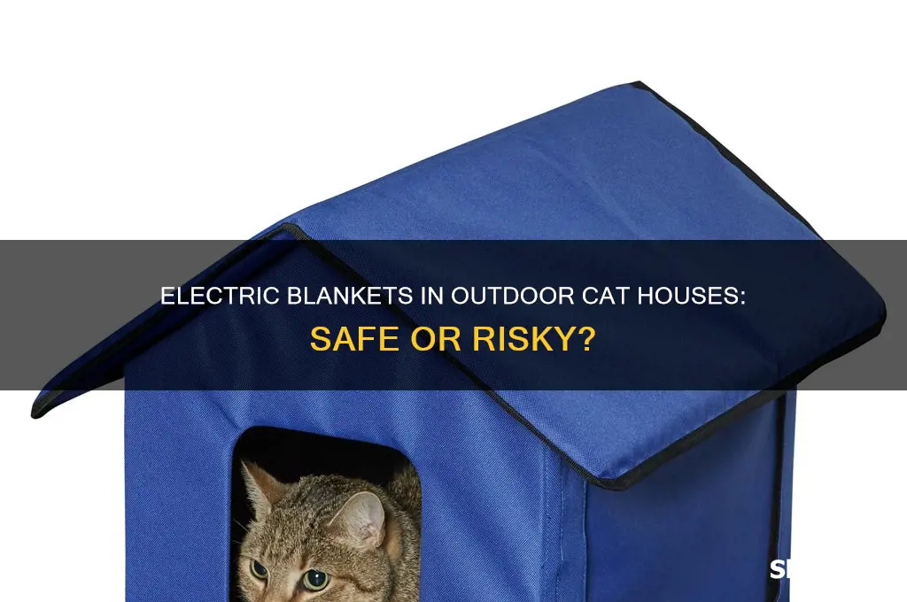 can i use an electric blanket in an outdoor cathouse