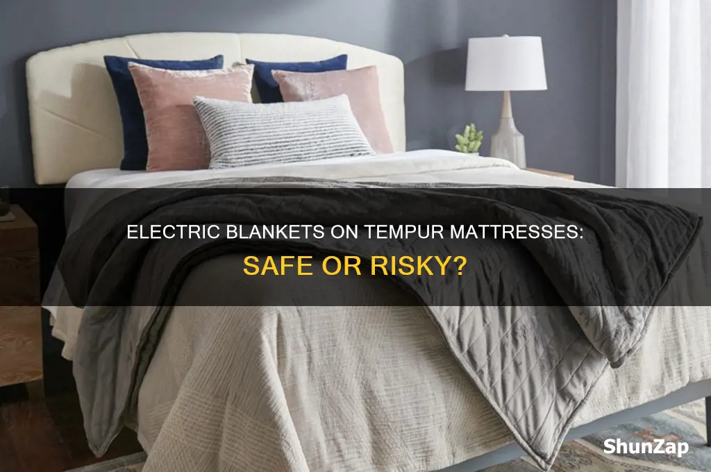 can i use an electric blanket on a tempur mattress