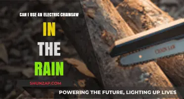 Using Electric Chainsaws in Rainy Weather: Safety Tips and Risks