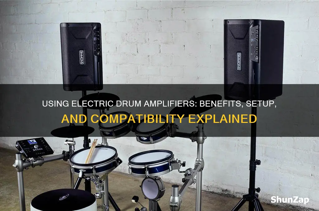 can i use an electric drum amplifier
