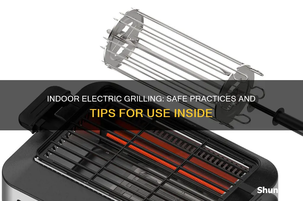 can i use an electric grill inside