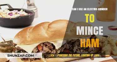 Using an Electric Grinder to Mince Ham: Tips and Tricks