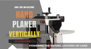 Using an Electric Hand Planer Vertically: Safety Tips and Techniques
