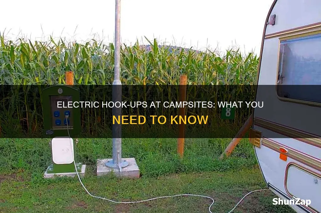can i use an electric hook up at a campsite