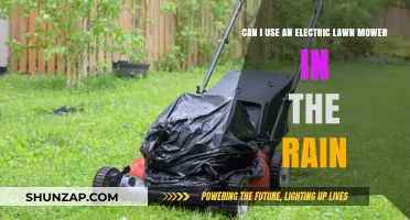 Using Electric Lawn Mowers in the Rain: Safe or Risky?