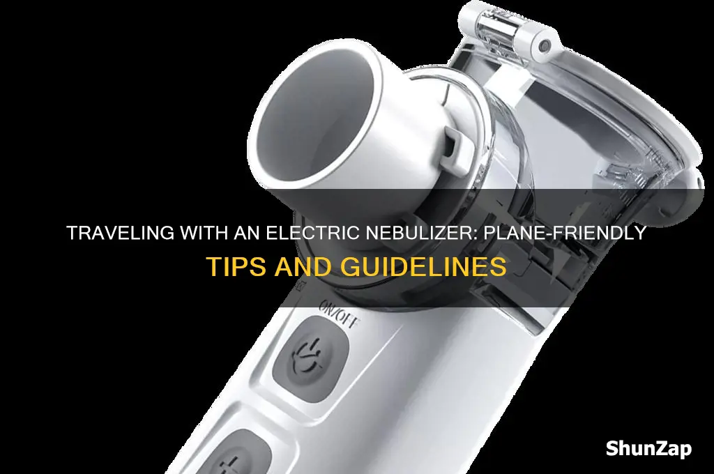 can i use an electric nebuliser on plane