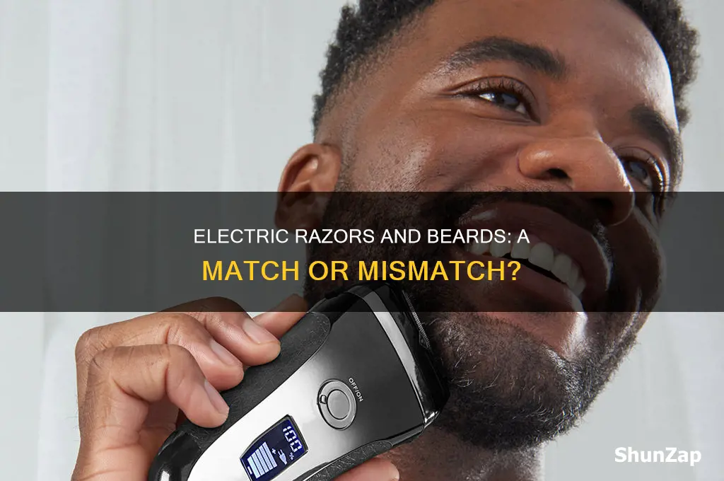 can i use an electric razor with a beard