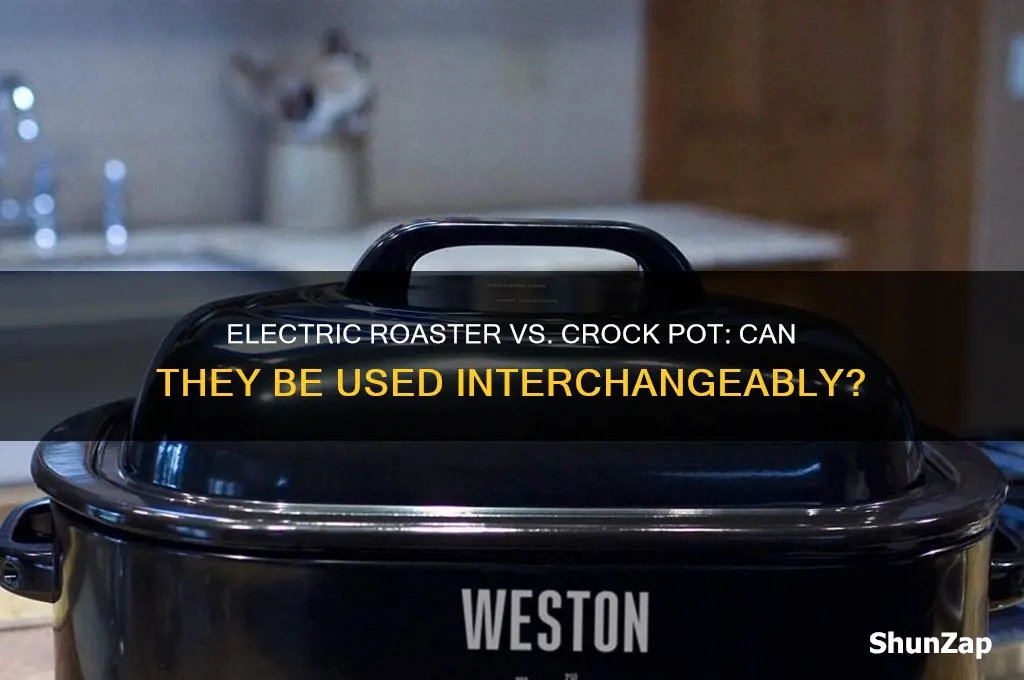 can i use an electric roaster as a crock pot