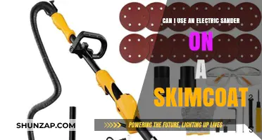 Using an Electric Sander on Skim Coat: Tips and Best Practices