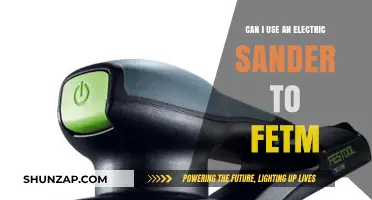 Using an Electric Sander for Fetm: Tips and Techniques