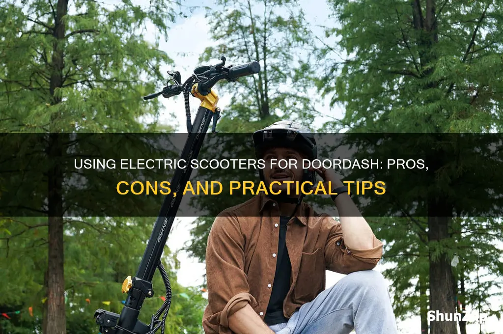 can i use an electric scooter for doordash
