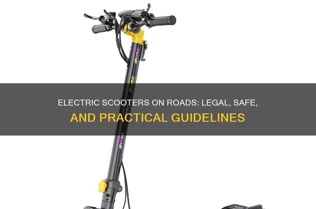 can i use an electric scooter on the road