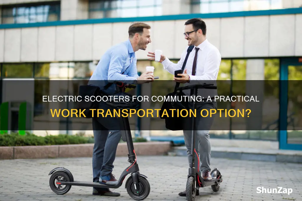can i use an electric scooter to get to work