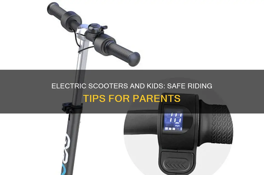can i use an electric scooter with my child
