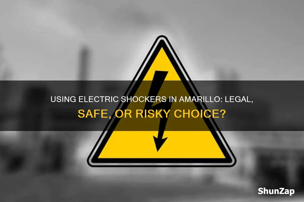 can i use an electric shocker armarillo