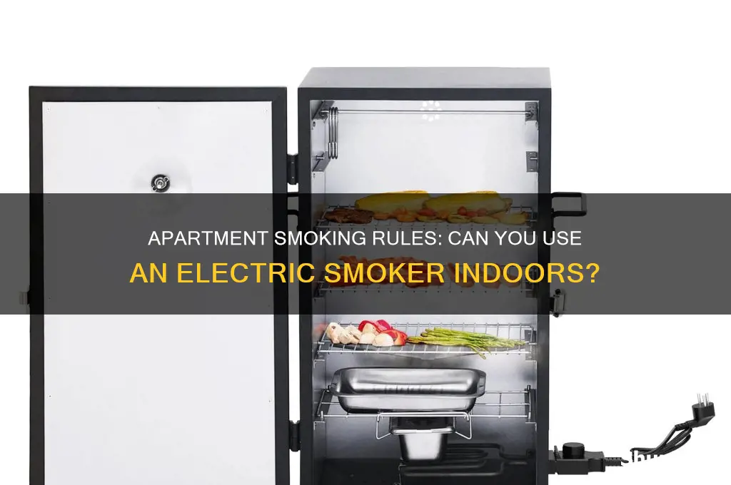 can i use an electric smoke at my apartment