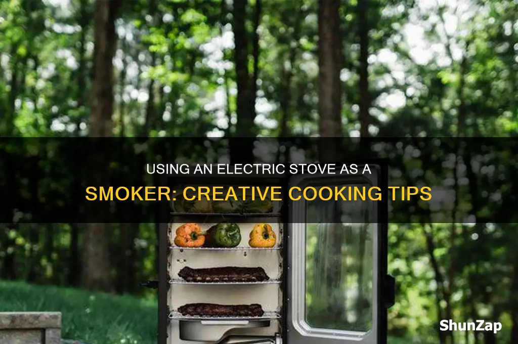 can i use an electric stove as a smoker