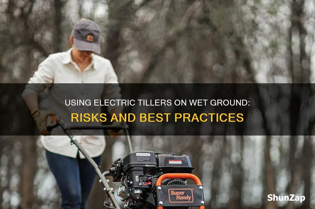 can i use an electric tiller on wet ground