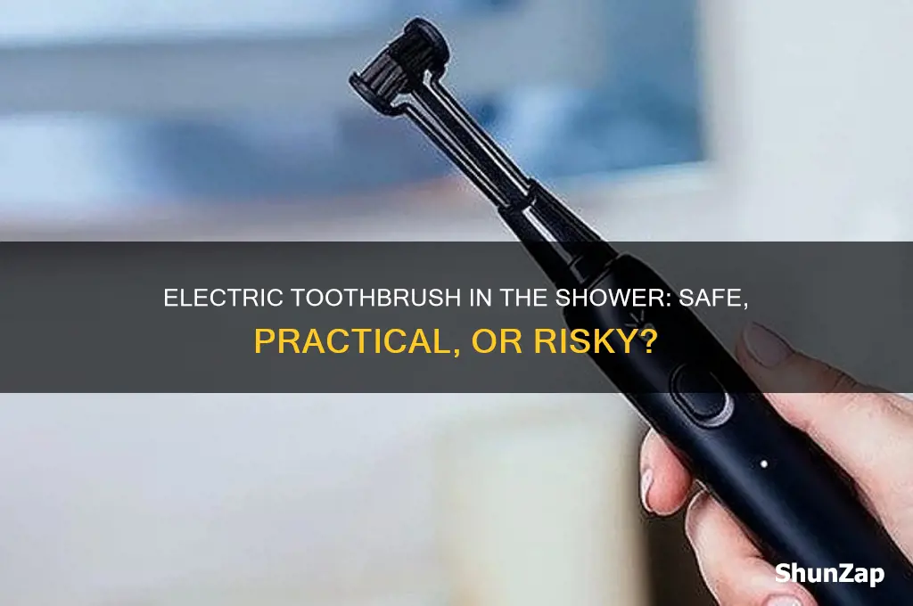 can i use an electric toothbrush in the shower