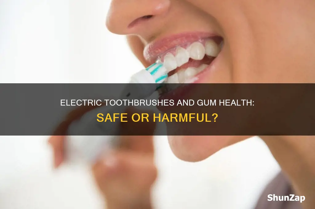 can i use an electric toothbrush on my gums