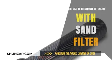 Using Electrical Extensions with Sand Filters: Safety Tips and Best Practices