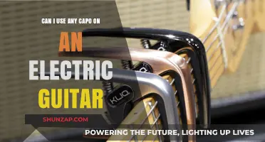Using Any Capo on Electric Guitar: Compatibility and Best Practices