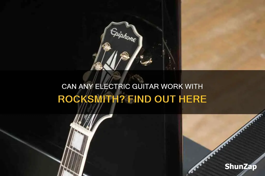 can i use any electric guitar for rocksmith