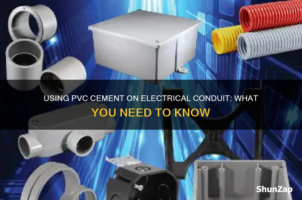 can i use any pvc cement on electrical conduit
