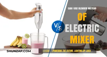 Blender vs. Electric Mixer: Which Tool Suits Your Kitchen Needs?