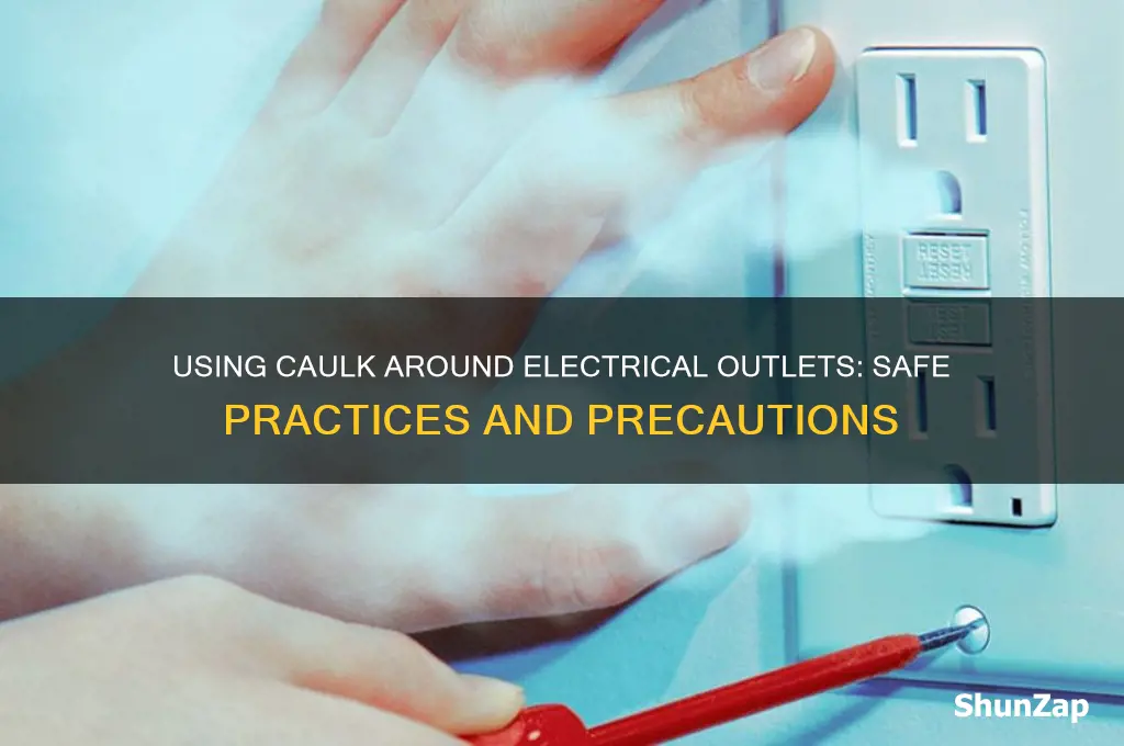 can i use caulk around electrical outlets
