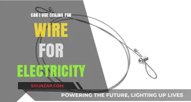 Using Ceiling Fan Wire for Electricity: Safe or Risky Choice?