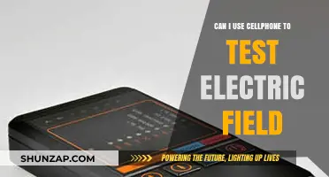 Using Your Cellphone to Detect Electric Fields: Is It Possible?