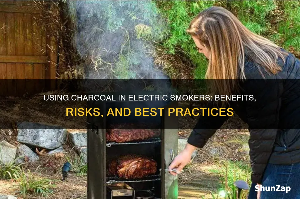 can i use charcoal in an electric smoker