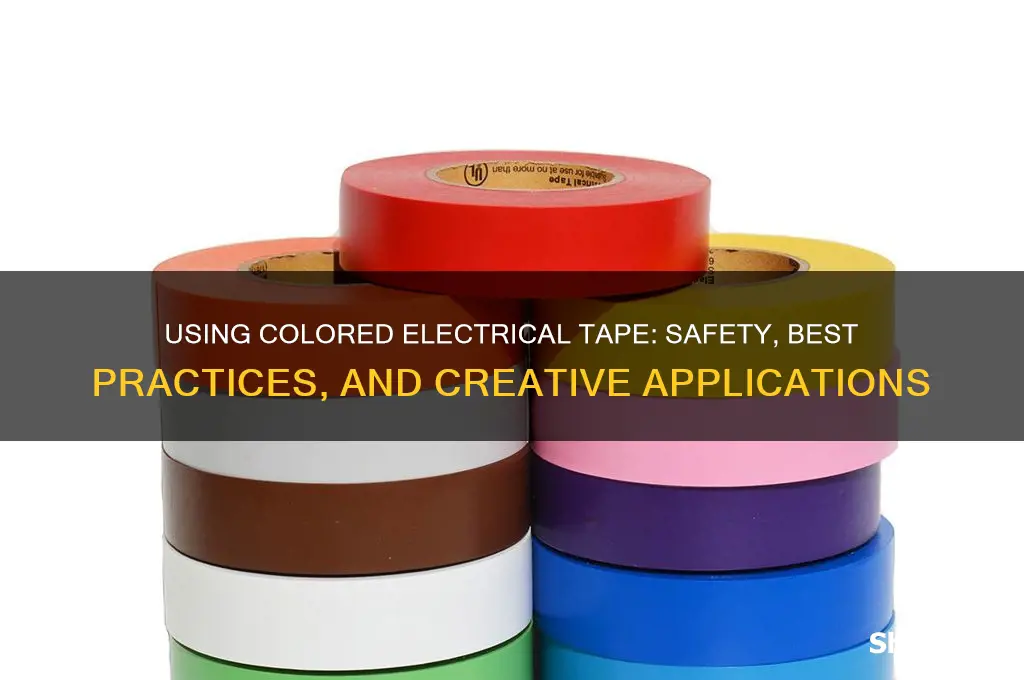 can i use colored electrical tape