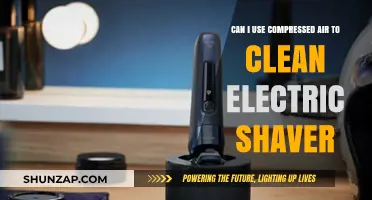 Using Compressed Air to Clean Electric Shavers: Safe or Risky?