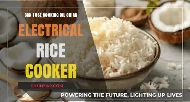 Using Cooking Oil in Electric Rice Cookers: Safe or Risky?