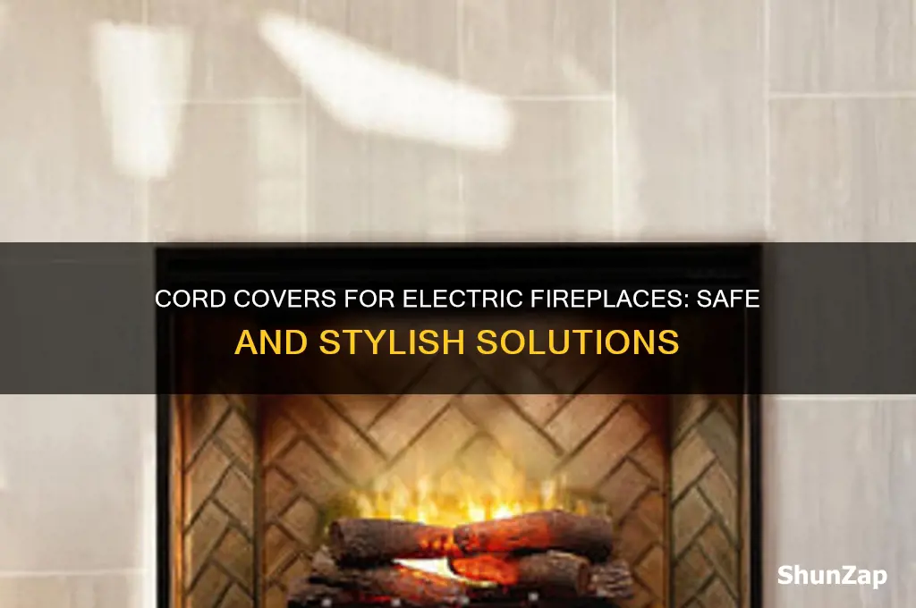 can i use cord covers on electric fireplace
