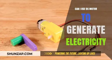 Using DC Motors as Generators: Power Generation Possibilities Explored