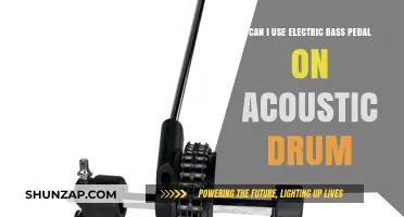 Using Electric Bass Pedals with Acoustic Drums: Compatibility and Techniques