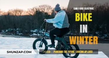 Winter E-Biking: Tips for Safe Electric Bike Use in Cold Weather