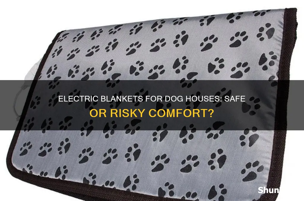 can i use electric blanket for dog house
