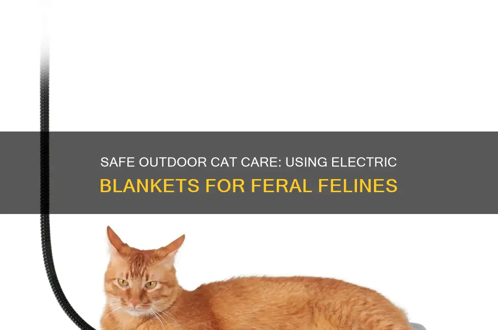 can i use electric blanket for outside cats