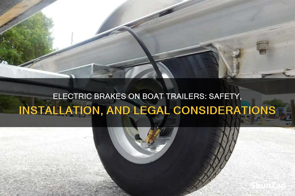 can i use electric brakes on a boat trailer