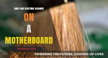 Using Electric Cleaners on Motherboards: Safe or Risky Practice?