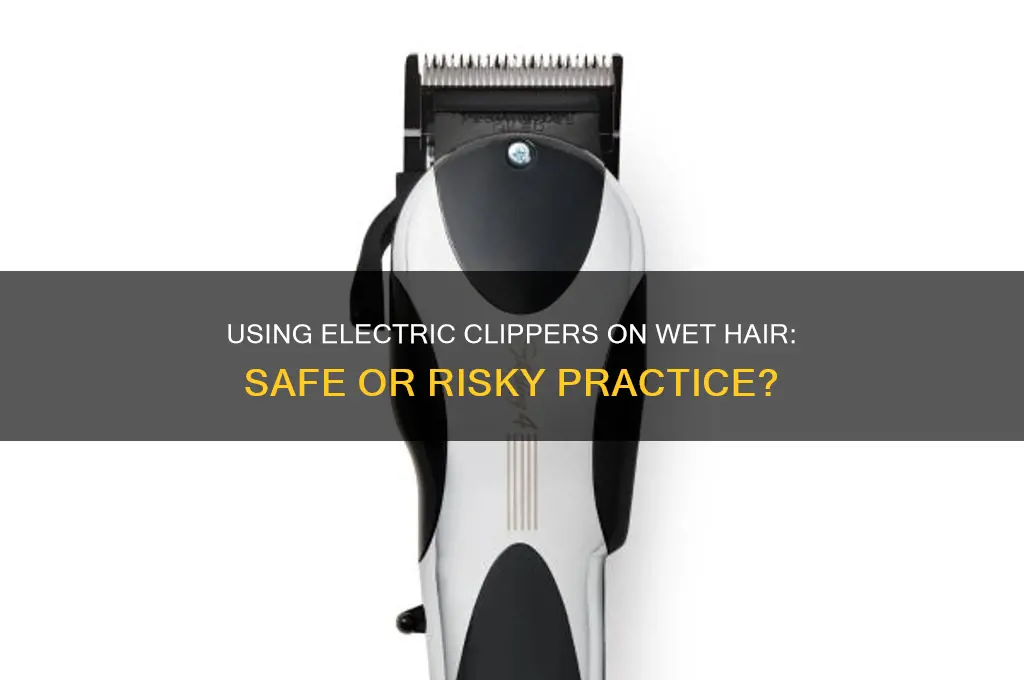 can i use electric clippers on wet hair
