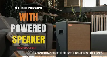 Using Electric Guitar with Powered Speakers: A Practical Guide