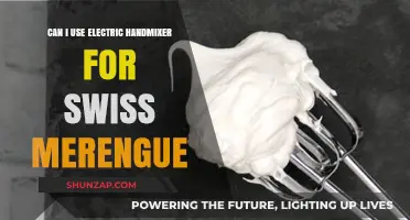 Using an Electric Hand Mixer for Swiss Meringue: Tips and Tricks